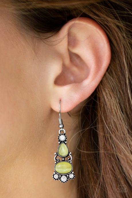 Paparazzi ~ Push Your LUXE ~ Yellow Earrings