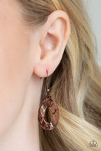 Load image into Gallery viewer, Paparazzi ~ Put It On Ice ~ Copper Acrylic Necklace Set