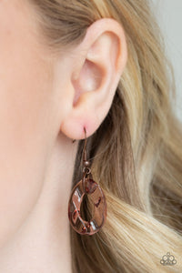 Paparazzi ~ Put It On Ice ~ Copper Acrylic Necklace Set