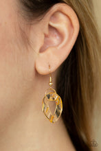 Load image into Gallery viewer, Paparazzi ~ Put It On Ice ~ Gold Acrylic Link Necklace Set