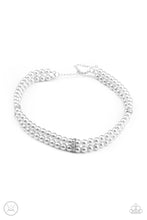 Load image into Gallery viewer, Paparazzi ~ Put On Your Party Dress ~ Silver  Pearl Choker Necklace Set
