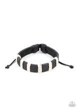 Load image into Gallery viewer, Paparazzi ~ Put Up A Brave FRONTIER ~ Men&#39;s Black Urban Bracelet