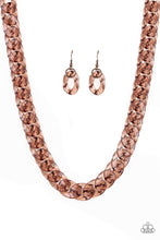 Load image into Gallery viewer, Paparazzi ~ Put It On Ice ~ Gold Acrylic Link Necklace Set
