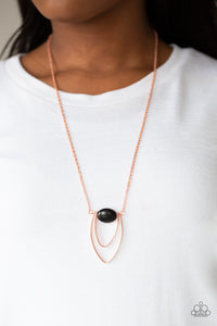 Paparazzi ~ Quarry Quest ~ Black Necklace Set
