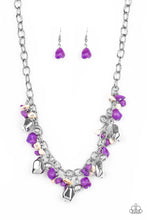 Load image into Gallery viewer, Paparazzi ~ Quarry Trail ~ Purple Necklace Set