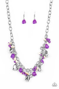 Paparazzi ~ Quarry Trail ~ Purple Necklace Set