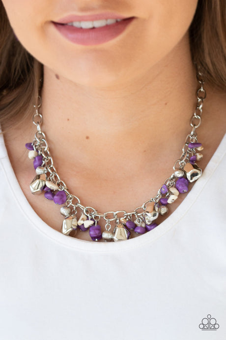 Paparazzi ~ Quarry Trail ~ Purple Necklace Set