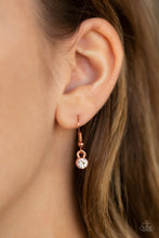 Load image into Gallery viewer, Paparazzi ~ Queen Bling ~ Copper Necklace Set