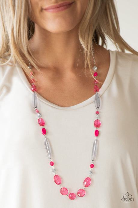 Paparazzi ~ Quite Quintessence ~ Pink Necklace Set