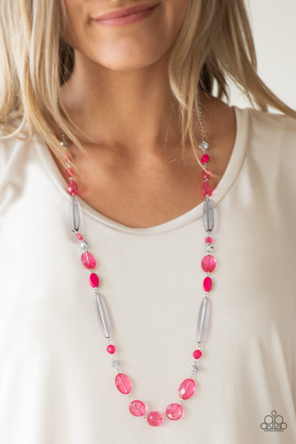 Paparazzi ~ Quite Quintessence ~ Pink Necklace Set