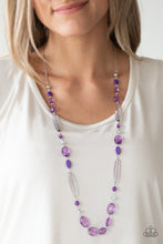 Load image into Gallery viewer, Paparazzi ~ Quite Quintessence ~ Purple Necklace Set