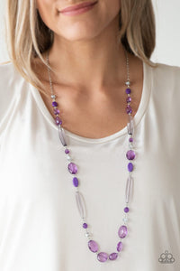 Paparazzi ~ Quite Quintessence ~ Purple Necklace Set