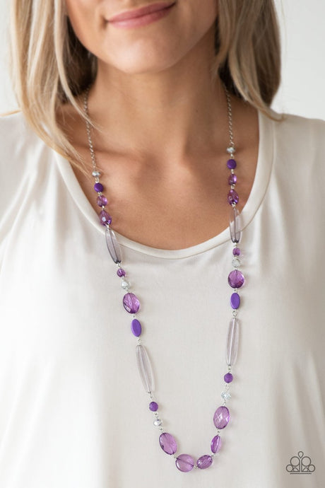 Paparazzi ~ Quite Quintessence ~ Purple Necklace Set