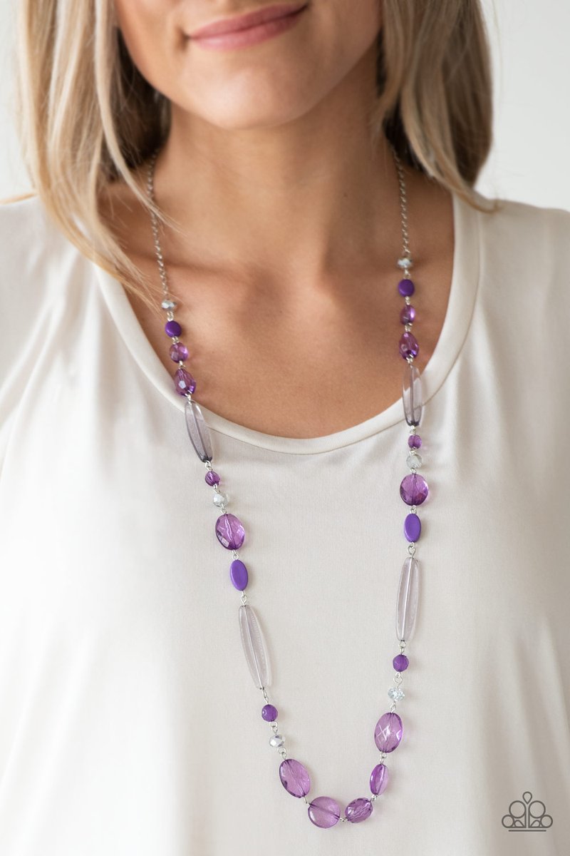 Paparazzi ~ Quite Quintessence ~ Purple Necklace Set