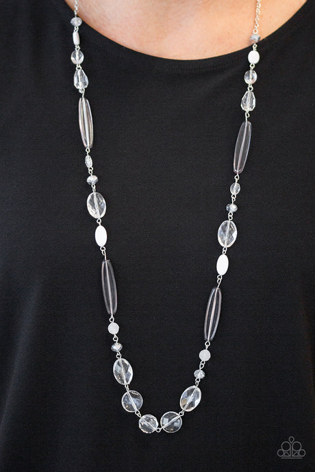 Paparazzi - Quite Quintessence - White Necklace Set