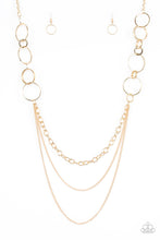 Load image into Gallery viewer, Paparazzi ~ RING Down The House ~ Gold Necklace Set