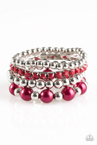Paparazzi ~ RITZ Factor ~ Red Bracelet