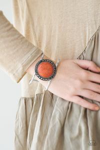 Paparazzi ~ RODEO Rage ~ Orange Cuff Bracelet