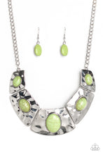 Load image into Gallery viewer, Paparazzi ~ RULER In Favor ~ Green Necklace Set