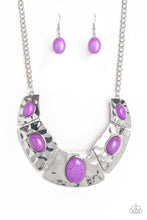 Load image into Gallery viewer, Paparazzi ~ RULER In Favor ~ Purple Necklace Set