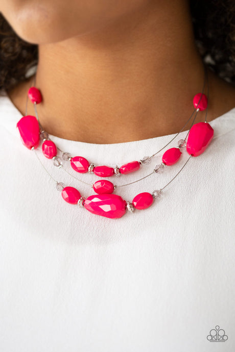 Paparazzi ~ Radiant Reflections ~ Pink Necklace Set