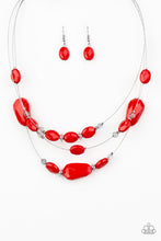 Load image into Gallery viewer, Paparazzi ~ Radiant Reflections ~ Red Necklace Set