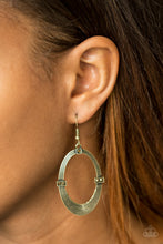 Load image into Gallery viewer, Paparazzi ~ Radiantly Rural ~ Brass Earrings