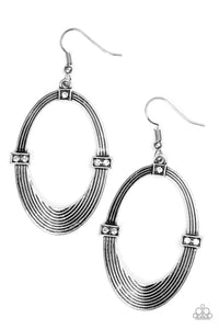 Paparazzi ~ Radiantly Rural ~ White Earrings
