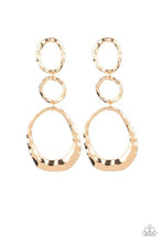 Load image into Gallery viewer, Paparazzi - Radically Rippled - Gold Post Earrings - Klassy Jewelz Boutique