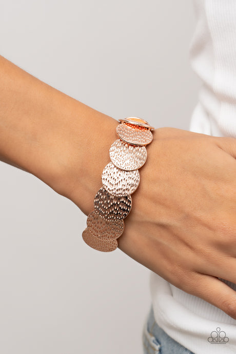Paparazzi ~ Radioactive Reflections ~ Rose Gold Bracelet