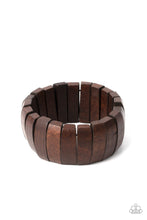 Load image into Gallery viewer, Paparazzi ~ Raise The BARBADOS ~ Brown Wooden Bracelet with Stretchy Bands