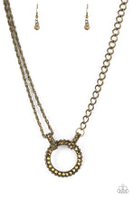 Load image into Gallery viewer, Paparazzi ~ Razzle Dazzle ~ Brass Necklace Set