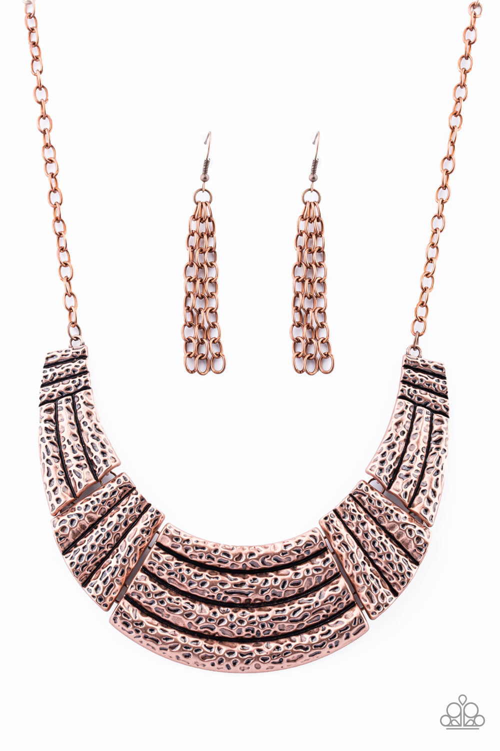 Paparazzi ~ Ready To Pounce ~ Copper Necklace Set