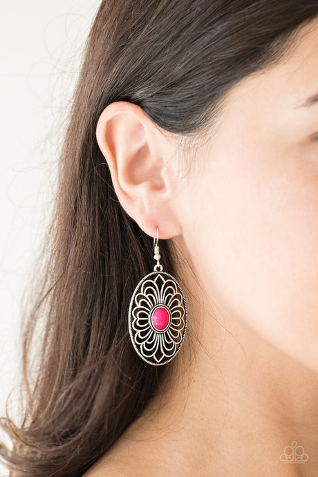 Paparazzi ~ Really Whimsy ~ Pink Earrings