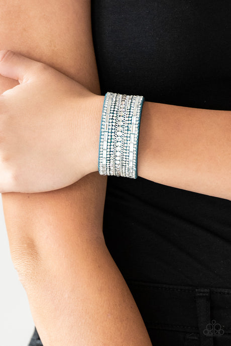 Paparazzi ~ Rebel Radiance ~ Blue Urban Bracelet