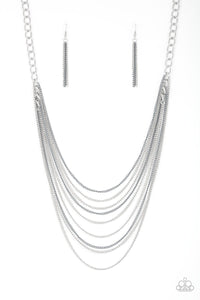 Paparazzi - Rebel Rainbow - Silver Necklace - Klassy Jewelz Boutique