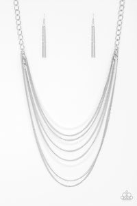 Paparazzi - Rebel Rainbow - Silver Necklace - Klassy Jewelz Boutique