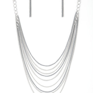 Paparazzi ~ Rebel Rainbow ~ Black Necklace Set