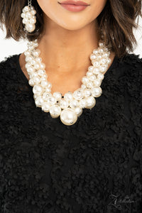 Paparazzi ~ "Regal" ~ ZI Collection ~ White Pearl Necklace Set