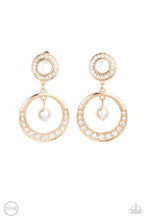 Load image into Gallery viewer, Paparazzi ~ Regal Revel ~ Gold Clip-On Earrings - Klassy Jewelz Boutique