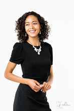 Load image into Gallery viewer, Paparazzi ~ &quot;Reign&quot; ~ ZI Collection ~ White Rhinestone Necklace Set