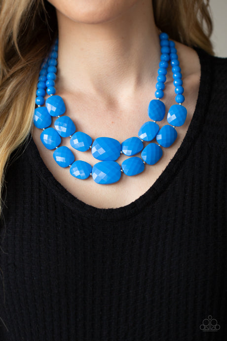 Paparazzi - Resort Ready - Blue Necklace -$5.00
