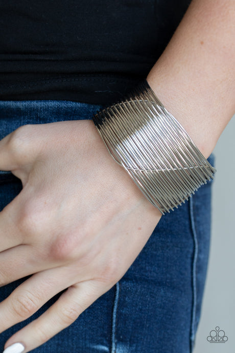 Paparazzi ~ Retro Revamp ~ Silver Cuff Bracelet