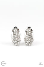 Load image into Gallery viewer, Paparazzi ~ Revenue Avenue ~ White Clip-On Earrings - Klassy Jewelz Boutique