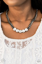 Load image into Gallery viewer, Paparazzi ~ Rhinestone Renegade ~Black Necklace Set (Fashion Fix Exclusive)
