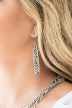 Load image into Gallery viewer, Paparazzi ~ Right On Key ~ Silver Necklace Set