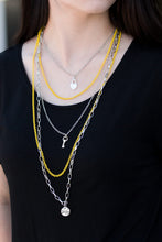 Load image into Gallery viewer, Paparazzi ~ Right On Key ~ Yellow Necklace Set