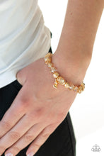 Load image into Gallery viewer, Paparazzi ~ Right On The Romance ~ Gold Bracelet