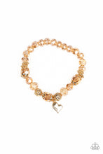 Load image into Gallery viewer, Paparazzi ~ Right On The Romance ~ Gold Bracelet