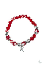 Load image into Gallery viewer, Paparazzi ~ Right On The Romance ~ Red Bracelet